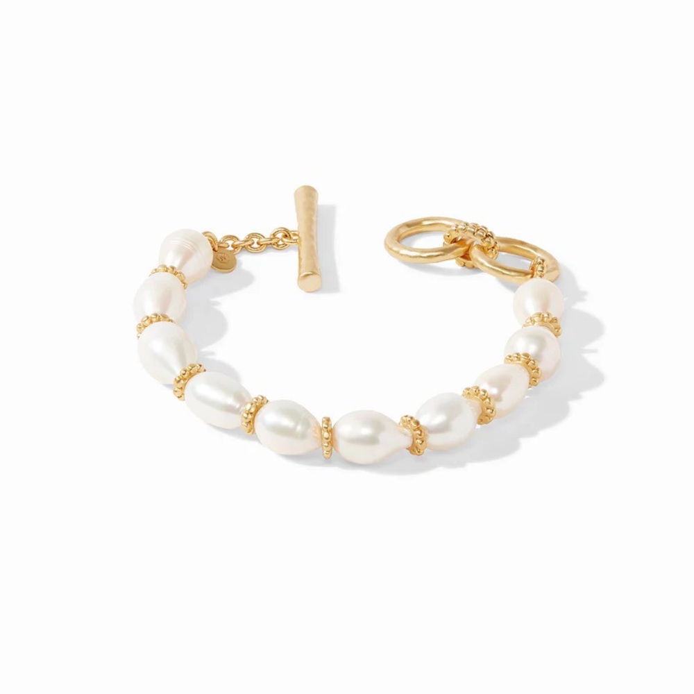 Julie Vos Marbella bracelet NWT PEARL NO BOX